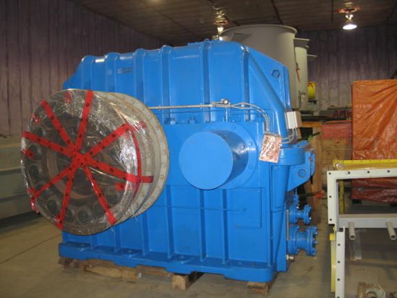 21.75' x 43' ANI Mineral Processing ball mill, wet overflow dischrage type, unused, 2001 - Image 2