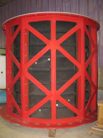 21.75' x 43' ANI Mineral Processing ball mill, wet overflow dischrage type, unused, 2001 - Image 5
