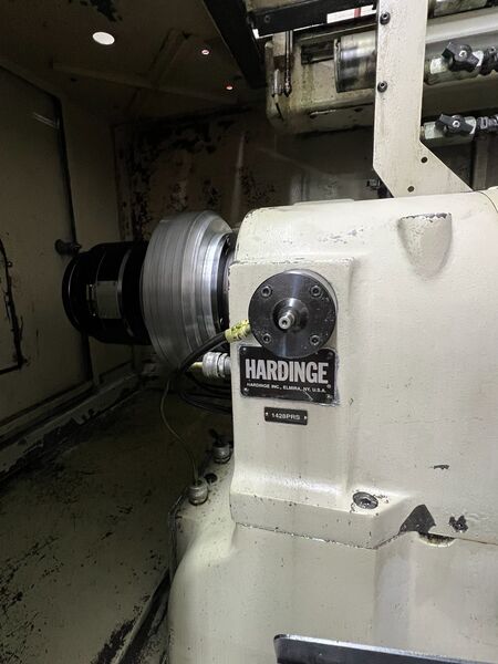 Hardinge #CHNC-III, CNC lathe, Fanuc 18iT, 14" swing, 1.6" bar, 10 HP, 5000 RPM - Image 4