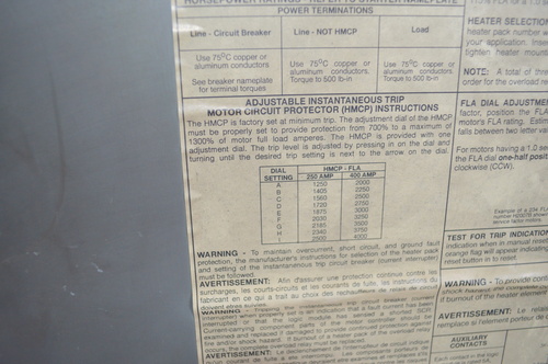 300 HP Cutler-Hammer, 600 amp solid state reduced voltage starters (2 available) - Image 4
