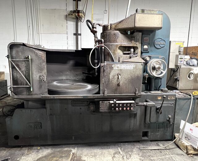 Blanchard #22D-42, vertical rotary grinder, 42" chuck, 18" under wheel, 50 HP spindle, 56" swing, 5-segmented - Image 9