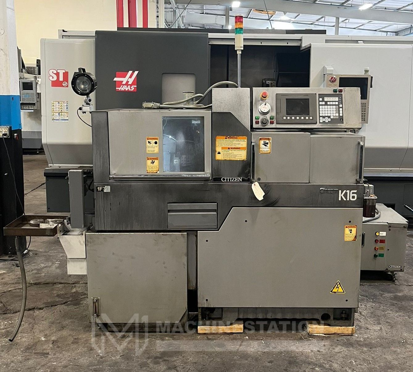Citizen #Cincom-K16-VIIP, CNC swiss type automatic lathe, .63" diameter, 7.87" lgth, 18 ATC, 2005 - Image 1
