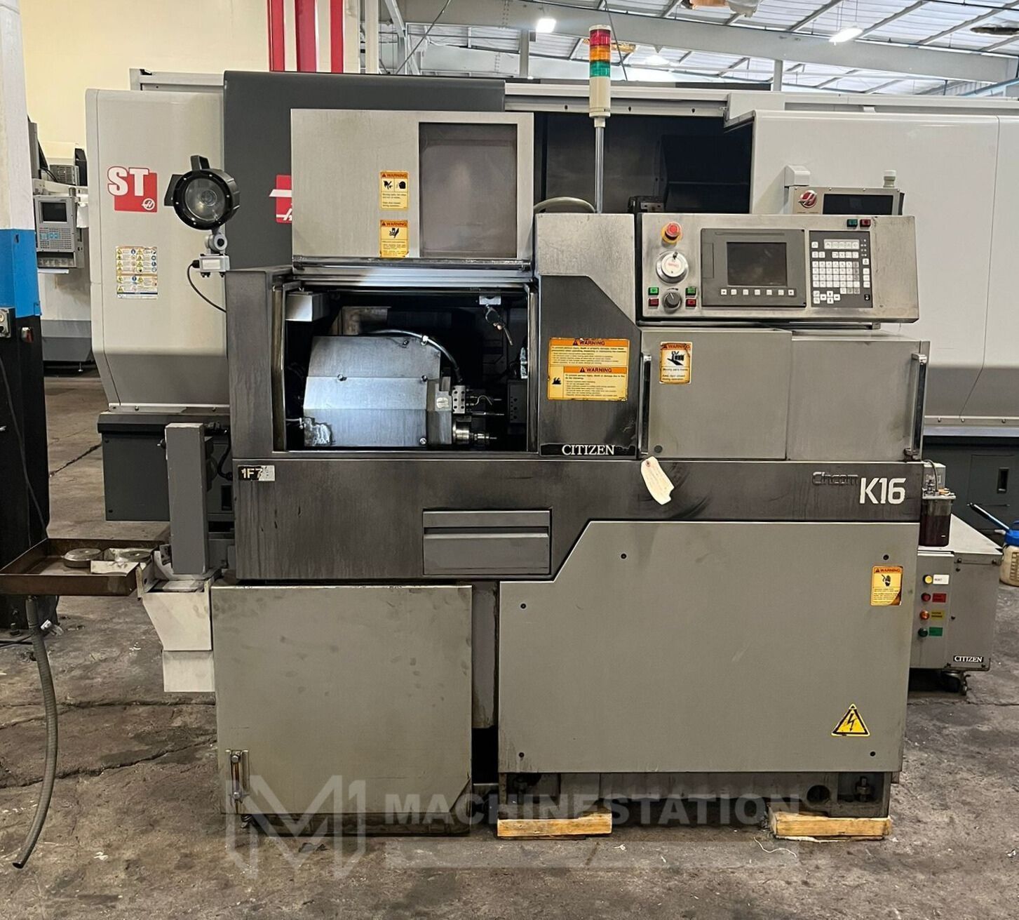 Citizen #Cincom-K16-VIIP, CNC swiss type automatic lathe, .63" diameter, 7.87" lgth, 18 ATC, 2005 - Image 2