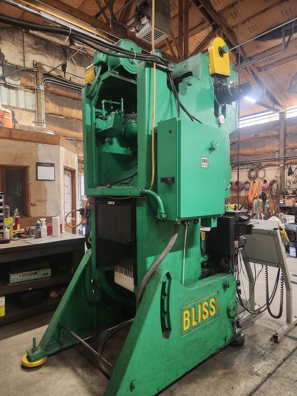 75 Ton, Bliss #C-75, OBI press with feeder, 1967 - Image 6