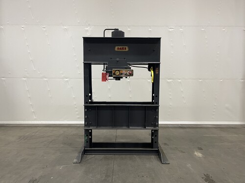 150 Ton, Dake, air hydraulic H-frame press - Image 1