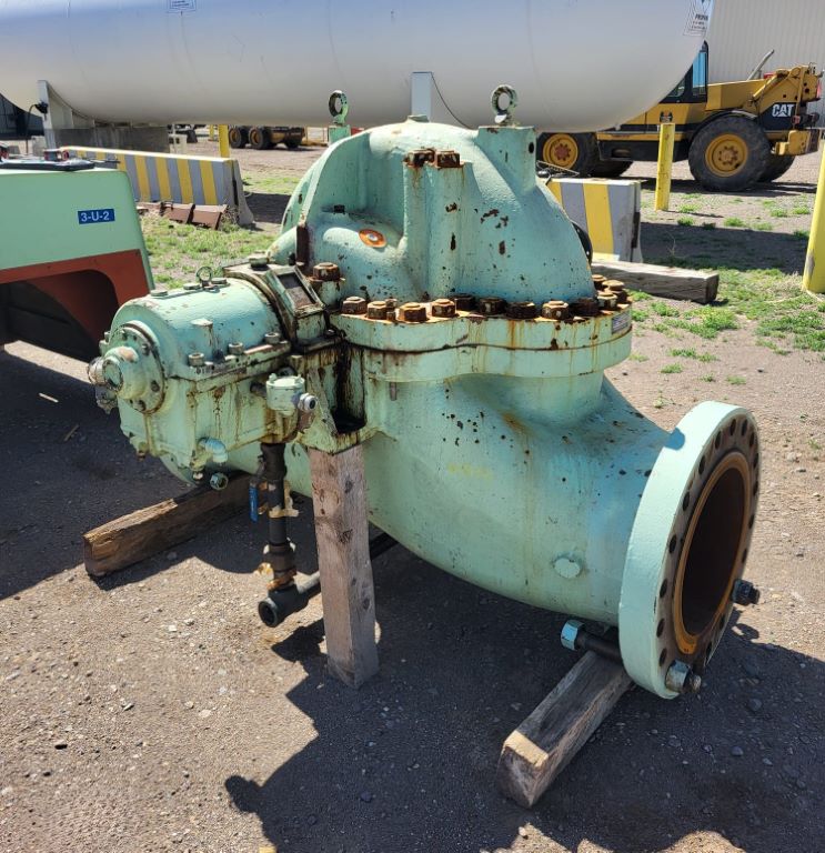 18075 GPM @ 266' TDH, Sulzer Bingham 16x18x23 HSB, API 610, BB1 pump, counter clock wise rotation - Image 1