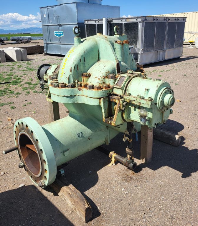 18075 GPM @ 266' TDH, Sulzer Bingham 16x18x23 HSB, API 610, BB1 pump, counter clock wise rotation - Image 2