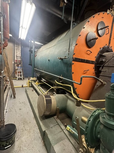 350 Hp Orr & Sembower #3HG, Natural Gas Boiler, 11.7million BTU/H, 15 psi, 1750 sq.ft. surface, 13825 - Image 1