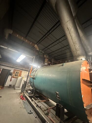 350 Hp Orr & Sembower #3HG, Natural Gas Boiler, 11.7million BTU/H, 15 psi, 1750 sq.ft. surface, 13825 - Image 6