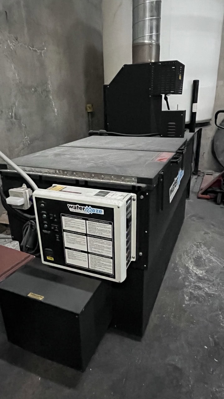 Water Maze #HBG-30D, Wastewater Evaporator, 311000 BTU, 24 GPH, 1K Gallon Plastic Holding Tank, 120 v., 10" - Image 3