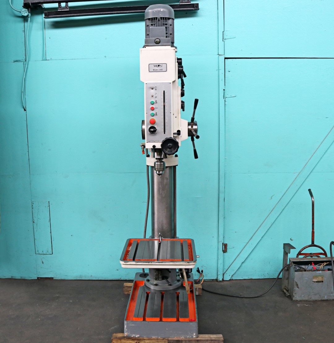 33" Wilton #2380, Round Column Drill Press, Direct Drive w/ Mechanical Clutch, 11" spindle travel, 23.5" x - Image 2