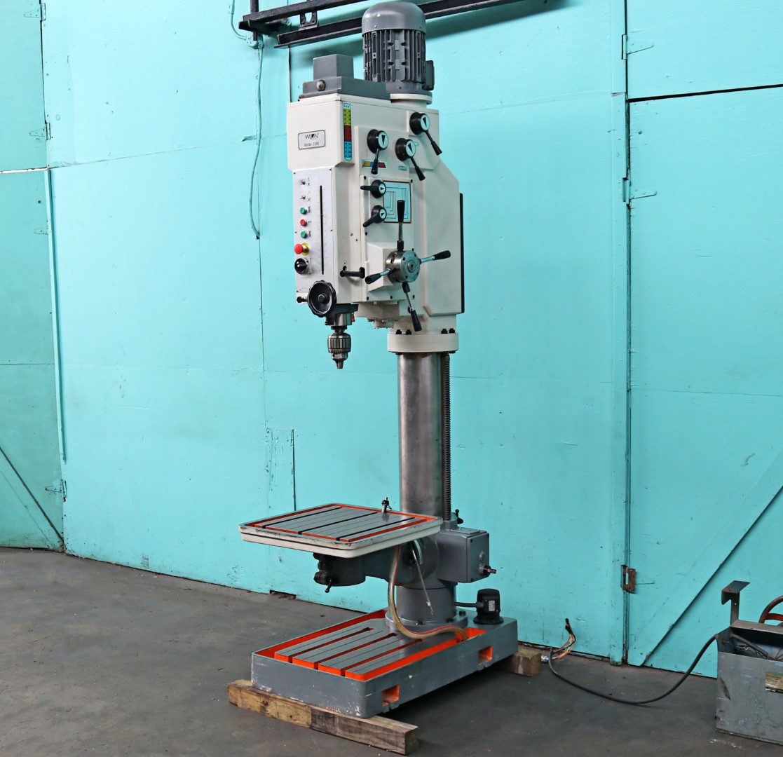 33" Wilton #2380, Round Column Drill Press, Direct Drive w/ Mechanical Clutch, 11" spindle travel, 23.5" x - Image 4