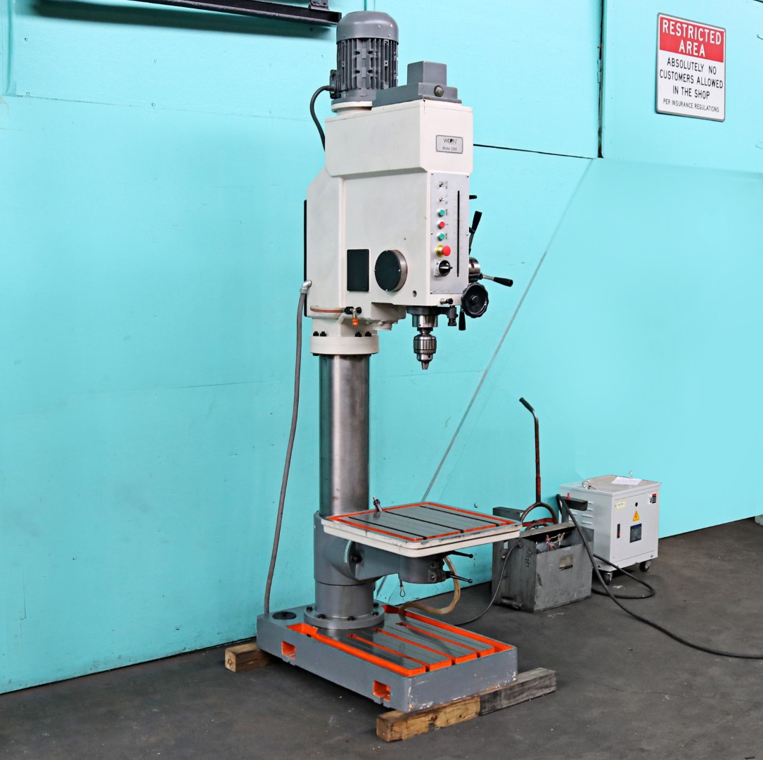 33" Wilton #2380, Round Column Drill Press, Direct Drive w/ Mechanical Clutch, 11" spindle travel, 23.5" x - Image 6