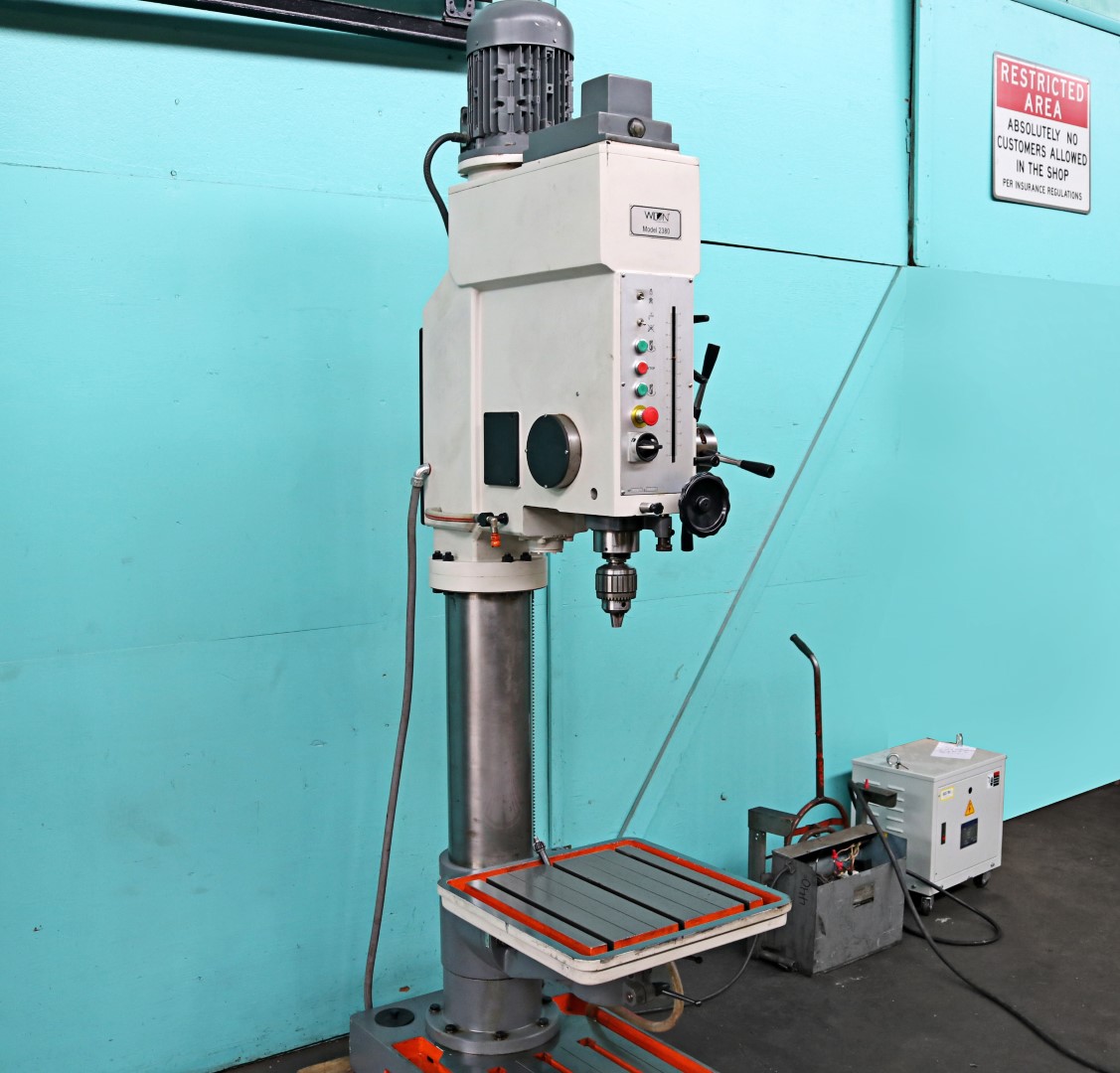 33" Wilton #2380, Round Column Drill Press, Direct Drive w/ Mechanical Clutch, 11" spindle travel, 23.5" x - Image 7