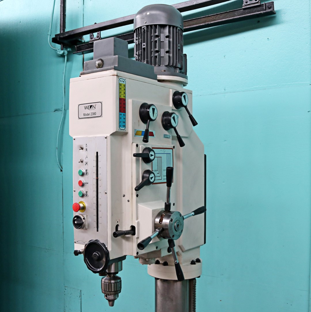 33" Wilton #2380, Round Column Drill Press, Direct Drive w/ Mechanical Clutch, 11" spindle travel, 23.5" x - Image 9