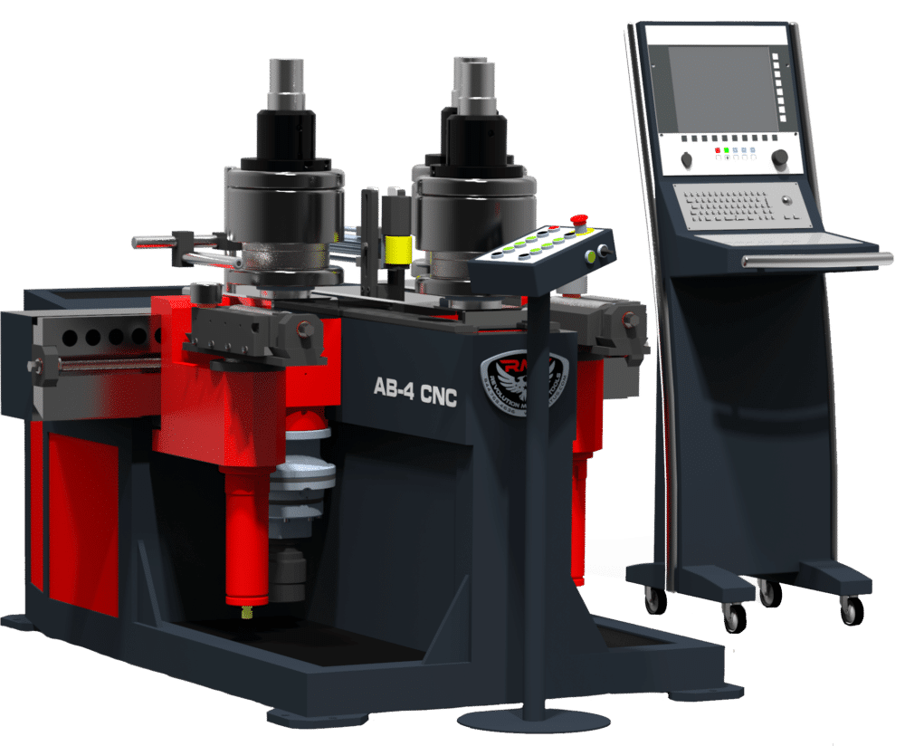 4" x 4" x 3/8" RMT #AB-4, CNC Angle Roll, 8.6"-11" roll diameter, 30 HP, 3.54" shaft - Image 1