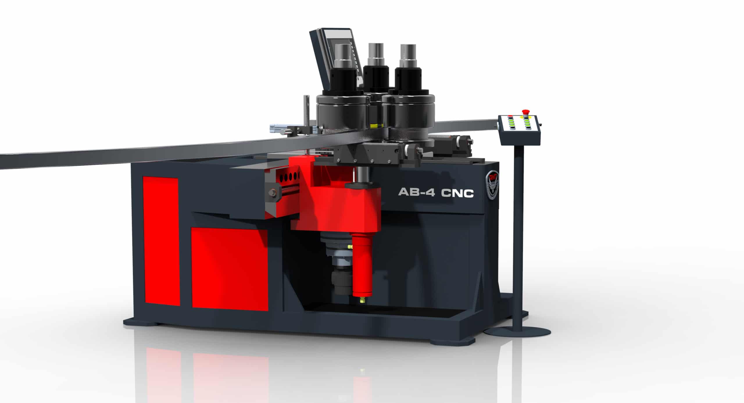 4" x 4" x 3/8" RMT #AB-4, CNC Angle Roll, 8.6"-11" roll diameter, 30 HP, 3.54" shaft - Image 2