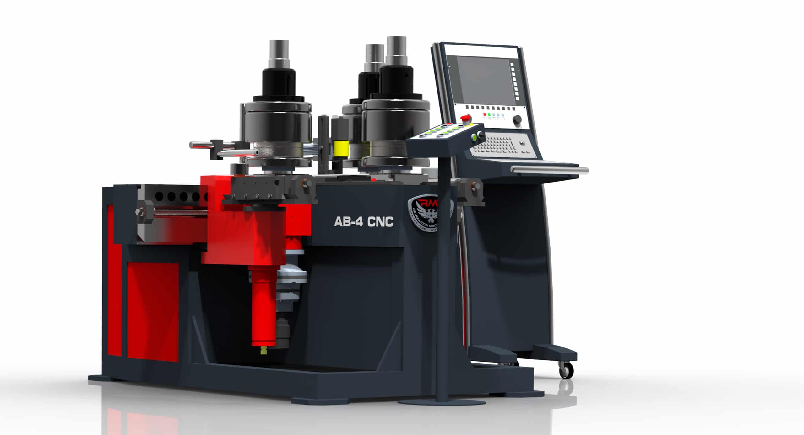 4" x 4" x 3/8" RMT #AB-4, CNC Angle Roll, 8.6"-11" roll diameter, 30 HP, 3.54" shaft - Image 3
