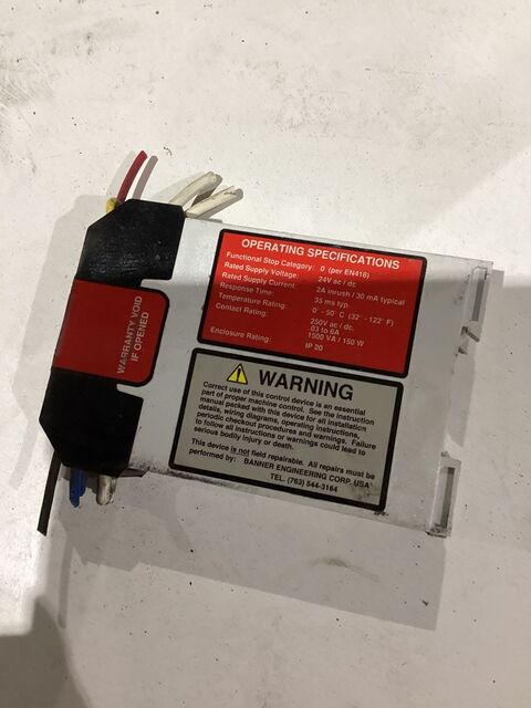 Banner #ES-FA-6G, Safety Relay, 150 Watts, 24 V - Image 2