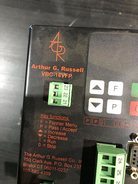 Arthur G. Russell, VBC-16VFP, VFD Controller, 18 Amps, 110/240 V - Image 5
