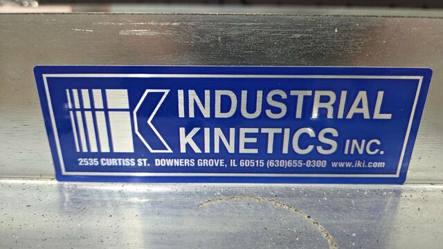 23.5" wide x 9' long, Industrial Kinetics, Dual-Lane Roller Conveyor, 0.5 HP, 1720 RPM, 230/460 V - Image 10
