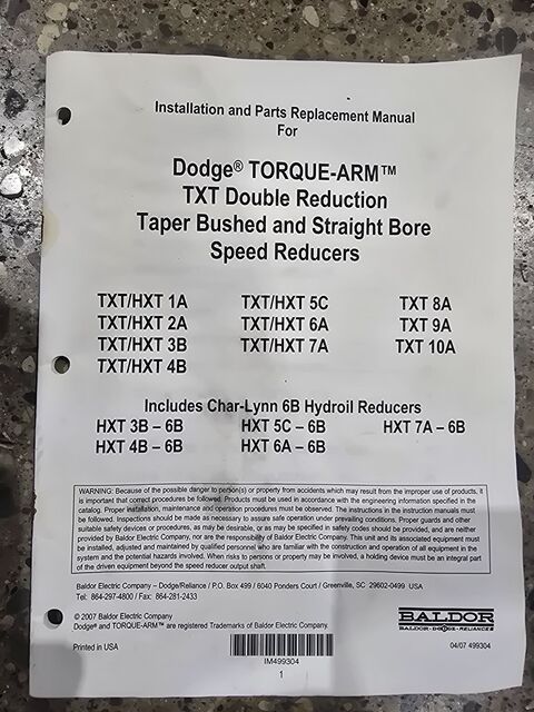 Dodge #245613, Torque Arm Speed Reducer - Image 7
