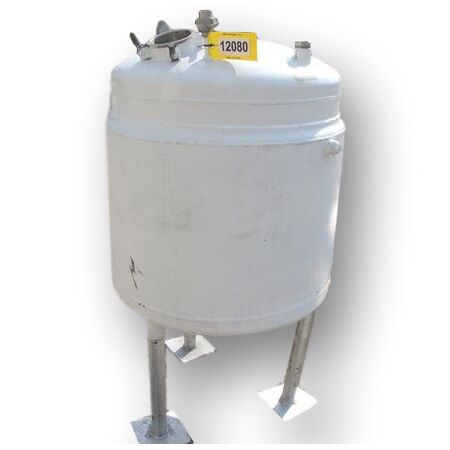 90 gallon Stainless Steel Jacketed Tank, 32" x 32" straight side, dished top & bottom - Image 1