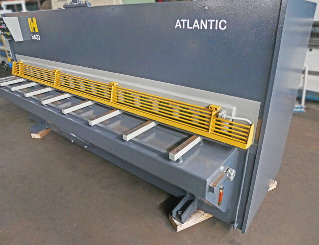 1/4" x 10' Haco Atlantic #HDE25-10, Shear, 122" blade, 25 SPM, 40" squaring arm, 32-39" Back Gauge, 15 HP - Image 9