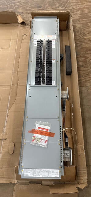 400 Amp. Eaton, PRL1A Interior, Panelboard, 208/120 Volts 3PH 4W MLO 400 Amp Panel, New - Image 1