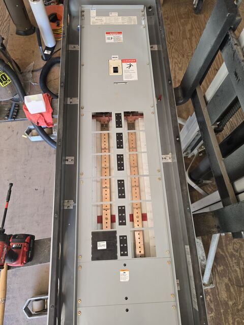 400 Amp. Eaton, PRL3A, Panelboard, 480 Volts 3PH 3W 3R Encl 36 Cir MCB Main HKD3400 LWPQ2072 P702 - Image 3