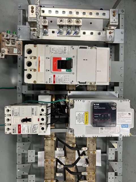600 Amp. Eaton, PRL4, Panelboard, 480/277 Volts 3PH 4W 24 Cir Indoor Encl MCB LGH3630NN P649 - Image 5