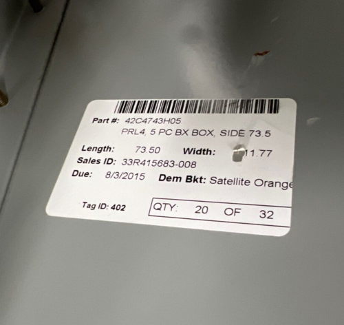 600 Amp. Eaton, PRL4, Panelboard, 480/277 Volts 3PH 4W 24 Cir Indoor Encl MCB LGH3630NN P649 - Image 9