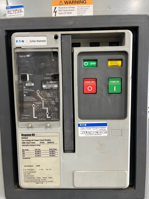 3000 Amp. Eaton, prlc switchboard 480/277 v. 3ph 4w mds6303hea w/ d - Image 5