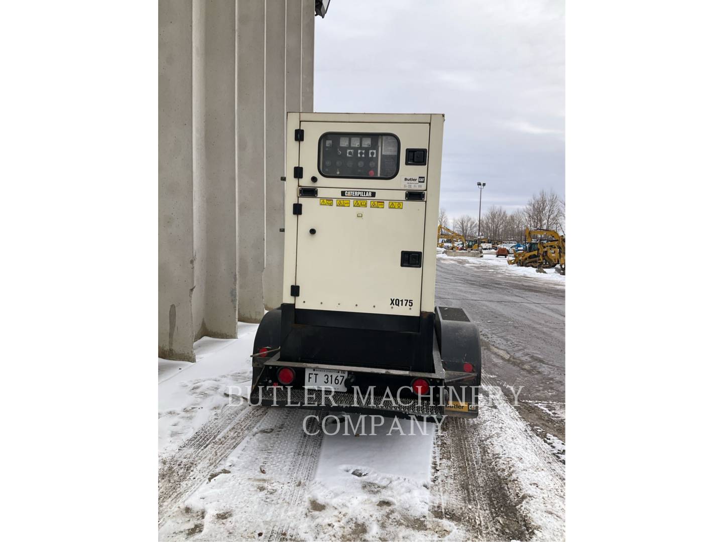 175 KW Caterpillar XQ175N 158, Mobile Generator Set, Diesel, 14616 hours, 2010 - Image 2