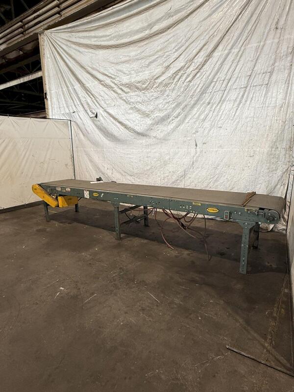 30" wide x 16' long, Hytrol, powered belt conveyor, 1 HP, 230/460 V., 3-phase, adj. legs - Image 3