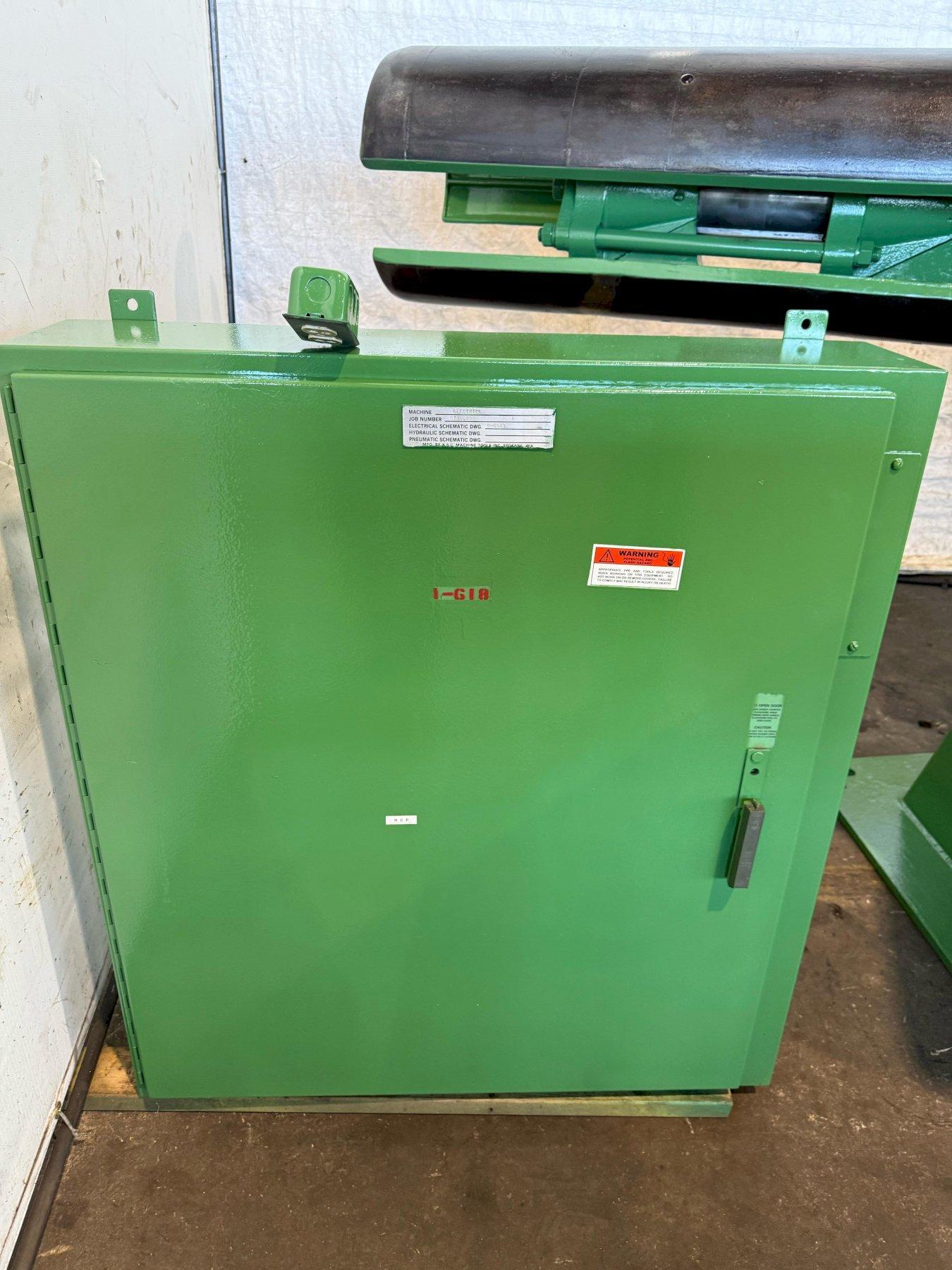 10000 lb. ASC #10D48D22/5H200, double end uncoiler, 48" capacity - Image 9