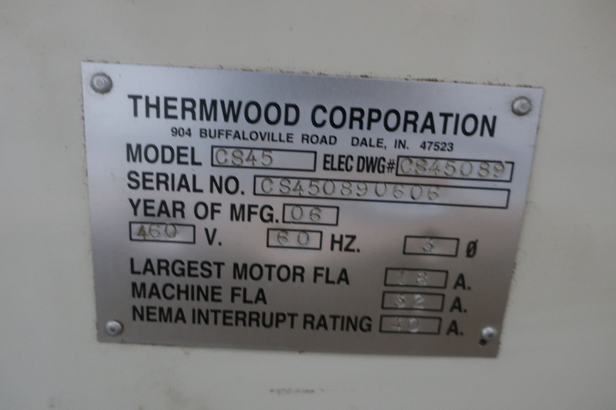 Thermwood #CS45, 3-Axis CNC router, Q-Core CNC, 5' x 12', 10.5 HP, 24000 RPM, 2006 - Image 6
