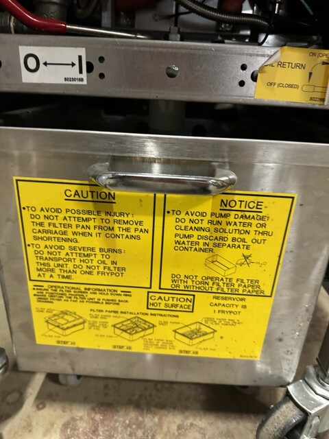 Frymaster Pro #FPH155CSE, Natural Gas Fryer, 80000 BTUH, 110-120 V. - Image 8
