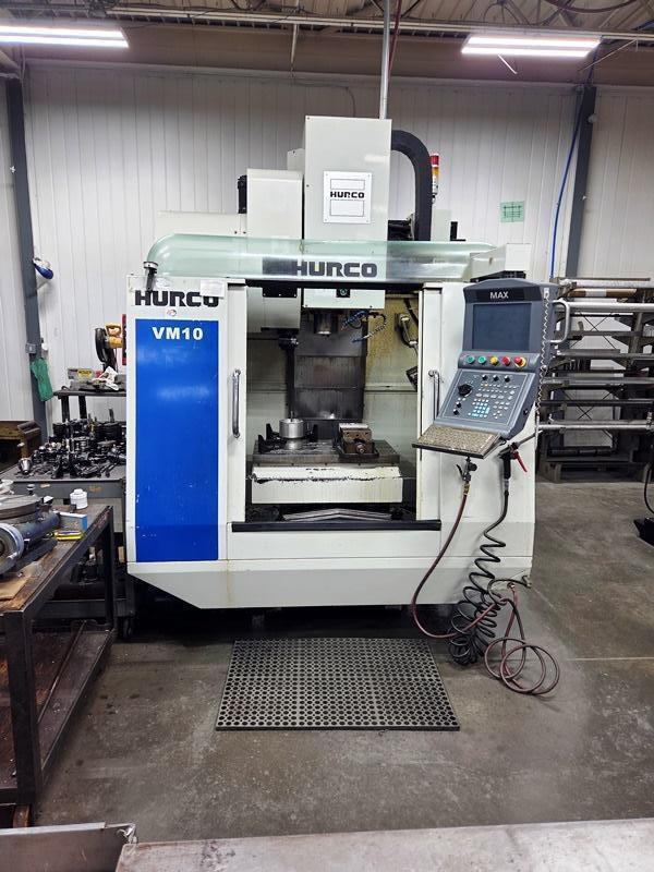 Hurco #VM-10, CNC vertical machining center, 26" X, 16" Y, 20" Z, 10000 RPM, 20 automatic tool changer, Cat - Image 1