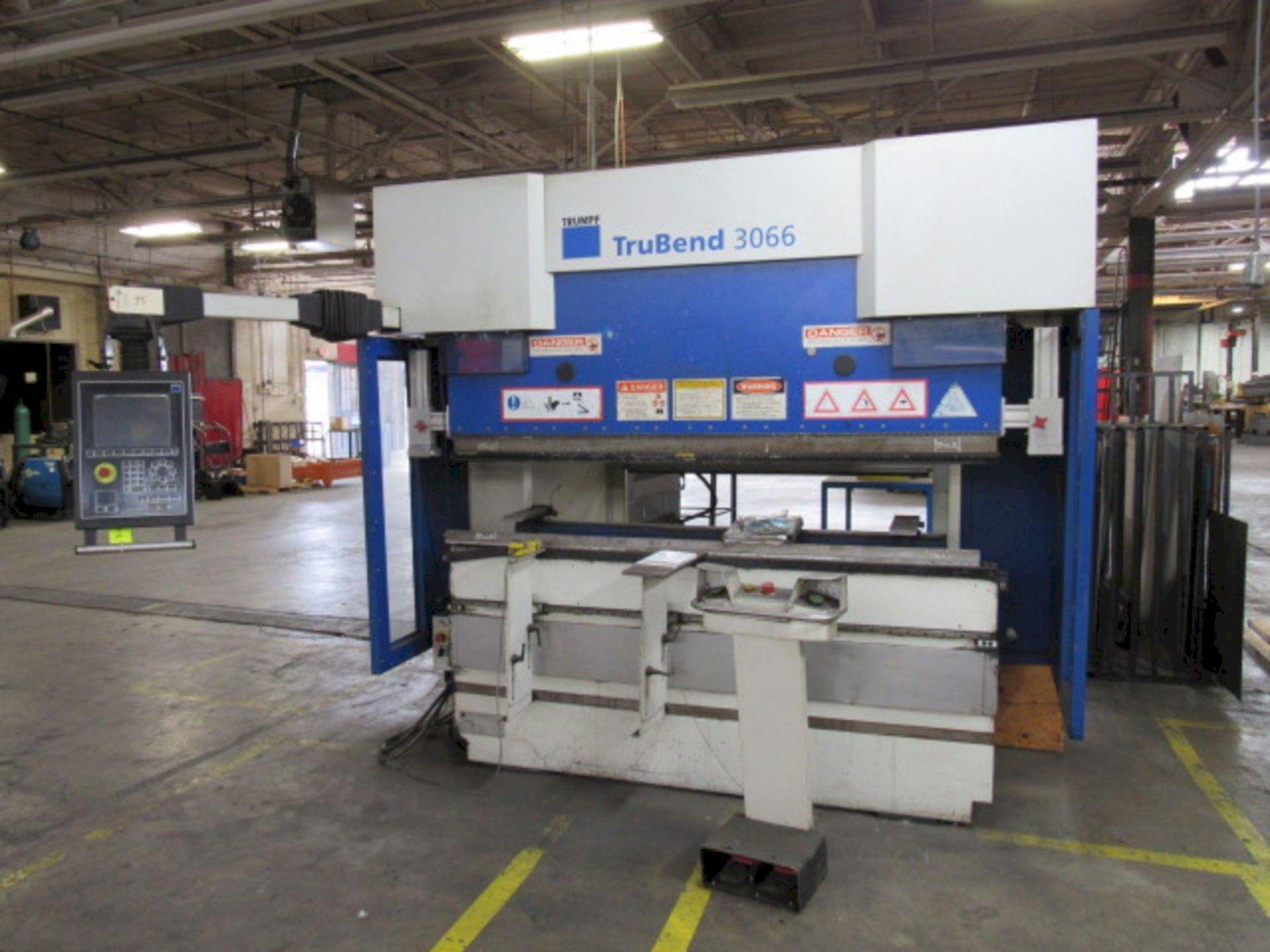 70 Ton, Trumpf #Trubend-3066, CNC hydraulic press brake, 6' overall, 7.9" stroke, 14" open, 5.9" Shut Height - Image 1
