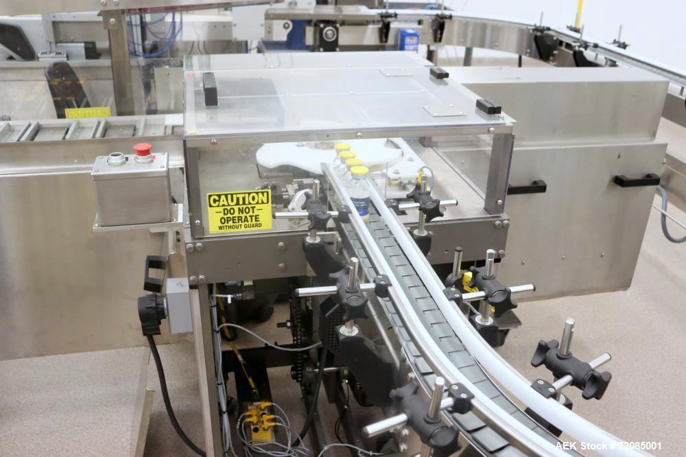 MGS #HCM-750, Auto Horiz Continuous Cartoner, 250 CPM, automatic bottle loader, 3/5/10cc vials, leaflet - Image 2