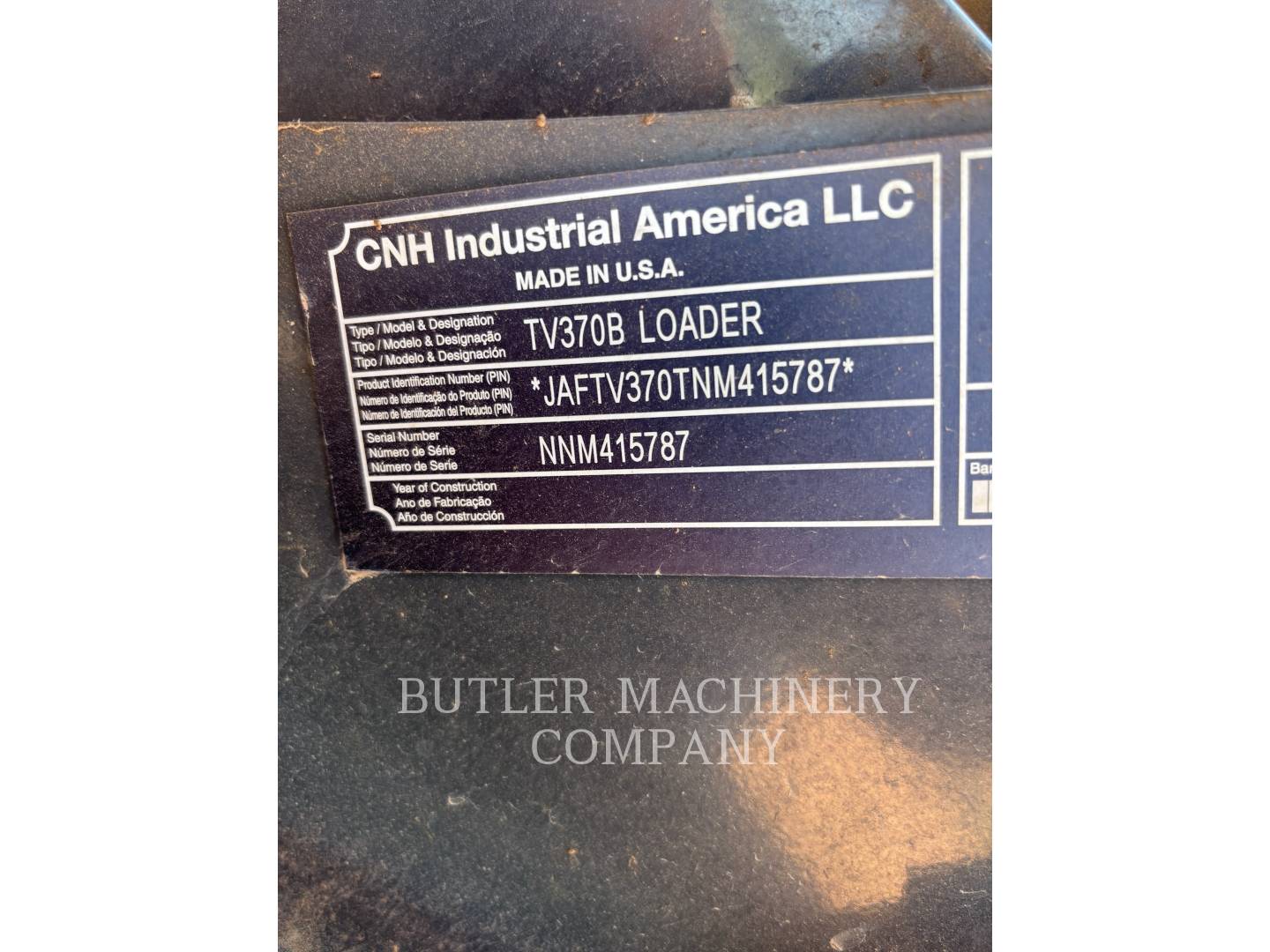 Case/New Holland TV370B, 1567 hours, S/N: NNM415787, 2022 - Image 6