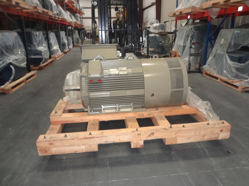 400 HP 1800 RPM General Electric, Frame 508/509LL, TEFC, BB, new, 460 Volts - Image 2