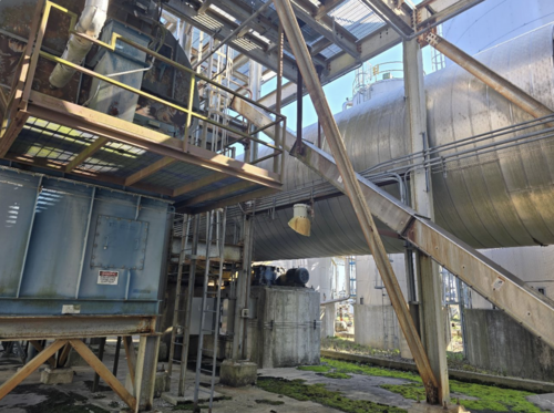 11.9' x 70' Williams, Rotary Steam Tube Dryer - Image 4