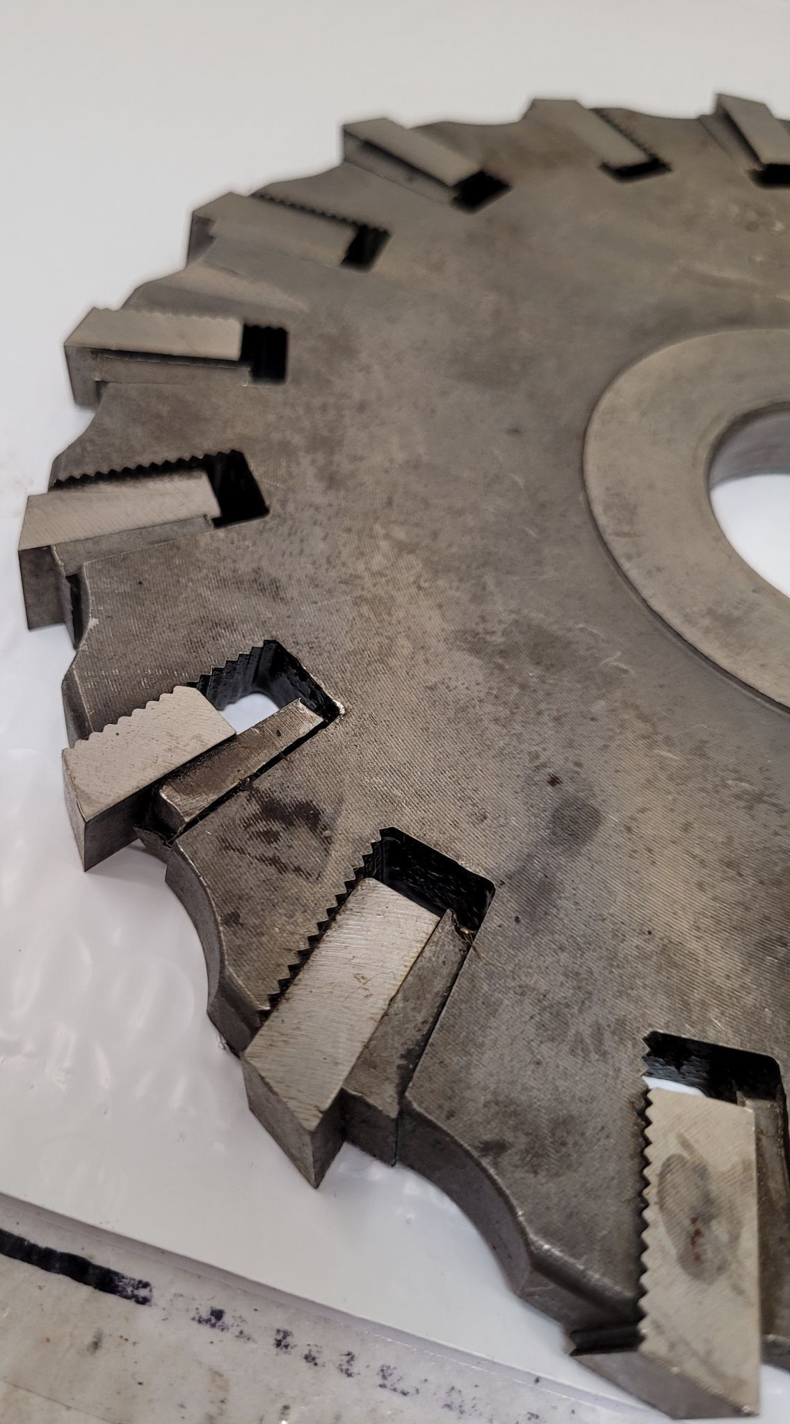 Sawmill Cutter, Ingersoll Cutting Tools #2508S, 8" diameter, 1.5" arbor hole - Image 3