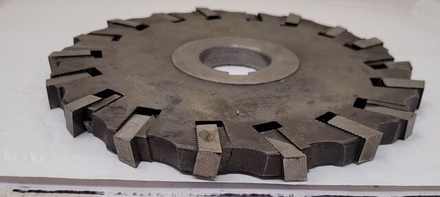 Sawmill Cutter, Ingersoll Cutting Tools #2508S, 8" diameter, 1.5" arbor hole - Image 4