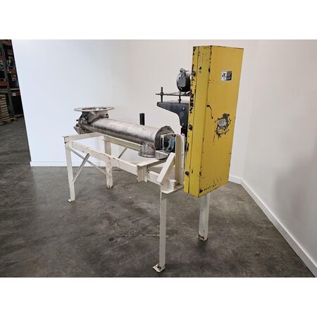 6" diameter, Goodman Conveyor, Stainless Steel industrial screw feeder - Image 2