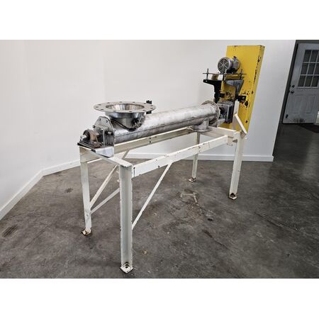 6" diameter, Goodman Conveyor, Stainless Steel industrial screw feeder - Image 3