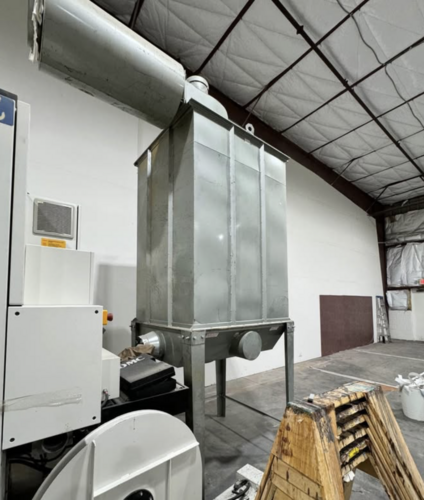 2600 cfm Murphy Rodgers, #MRN-10, Dust Collector, 256 sq.ft., 30 bag, 10" diameter inlet, 7.5 HP, 3450 RPM - Image 2