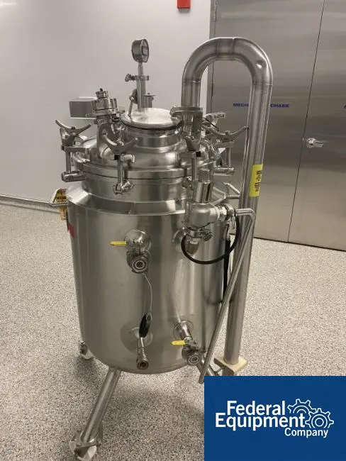 40 gallon Precision Stainless, Jacketed Receiver, Stainless Steel, 150 L, removable dish top, dish bottom, 50 - Image 4